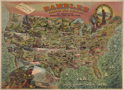 Rambles Through Our Country An Instructive Geographical Game For The Young