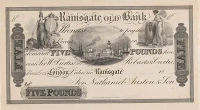 Ramsgate Old Bank Five Pound Note