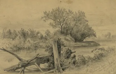 Rappahannock River Near Beverly Ford Va Sept 9 1863