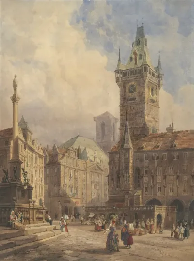 Rathaus From Old Town Square Prague 2