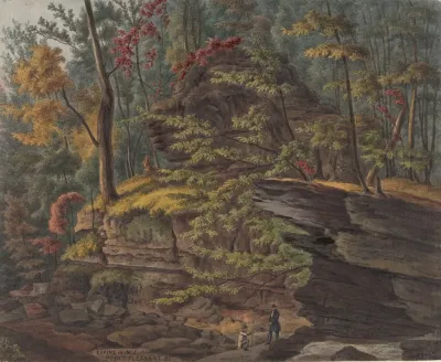 Ravine In New Jersey Above Point Pleasant