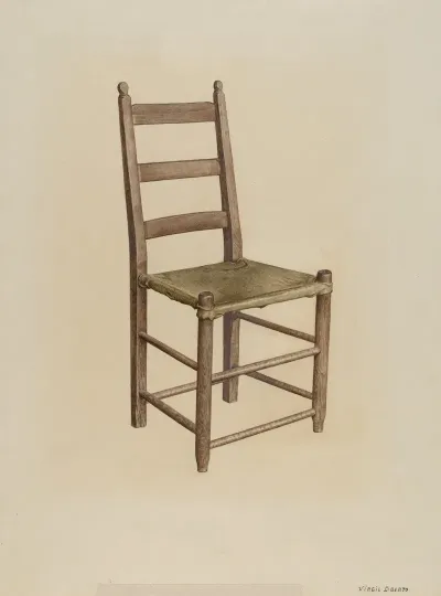 Rawhide Bottom Chair 2