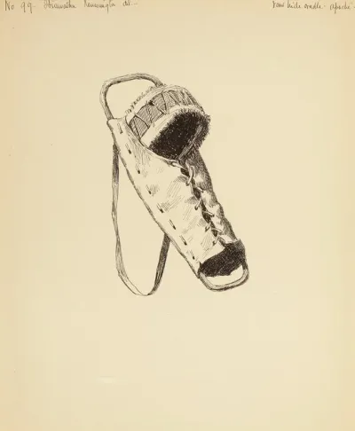 Rawhide Cradle Apache Illustration From The Song Of Hiawatha