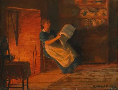 Reading By The Fire