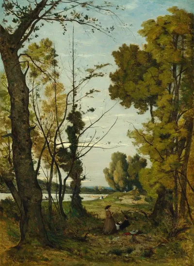 Reading In The Forest
