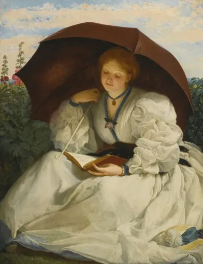 Reading On A Sunny Afternoon