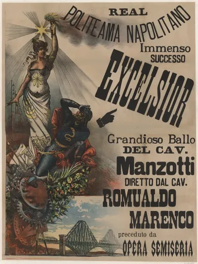 Real Politeama Napolitano Immenso Successo Excelsior