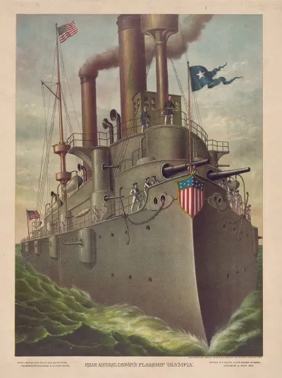 Rear Admiral Deweys Flagship Olympia 2
