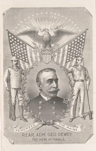 Rear Admiral George Dewey The Hero Of Manila