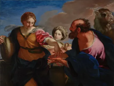 Rebecca And Eliezer At The Well
