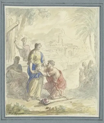 Rebekka En Eliezer Aan De Bron