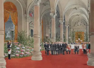 Reception Du Roi Dangleterre Edouard Vii Par Le President Loubet A Lhotel De Ville De Paris Le 2 Mai 1903