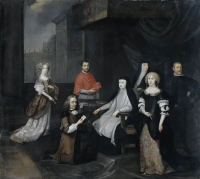 Reception Of The Dutch Ambassador Hieronymus Van Beverningk By The Spanish Queen Regent Maria Anna Of Austria 2 March 1671