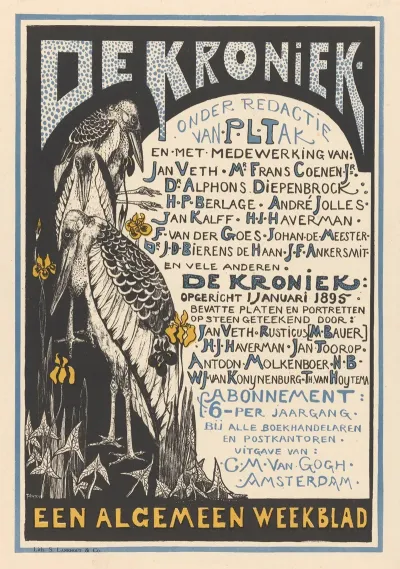 Reclamekaart Voor De Kroniek