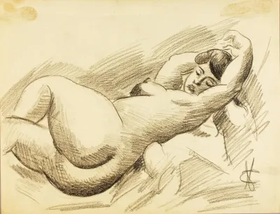 Reclining Female Nude 34