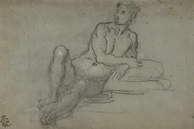 Reclining Female Nude Figure