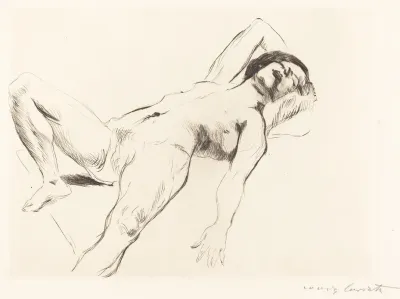 Reclining Female Nude I Liegender Weiblicher Akt I