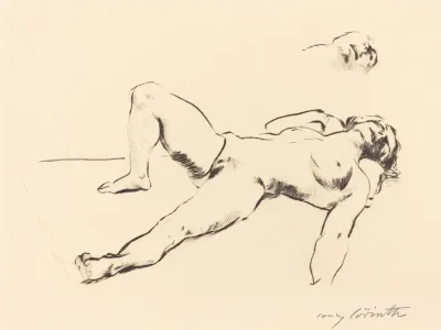 Reclining Female Nude Ii Liegender Weiblicher Akt Ii