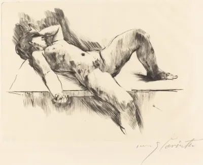 Reclining Female Nude Iii Liegender Weiblicher Akt Iii