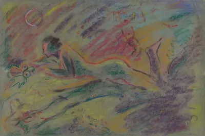Reclining Female Nude In A Landscape