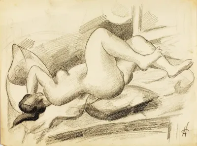 Reclining Female Nude Vi