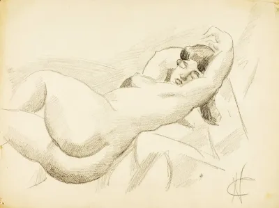 Reclining Female Nude Vii