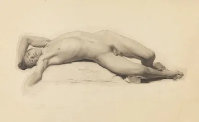 Reclining Male Nude 12