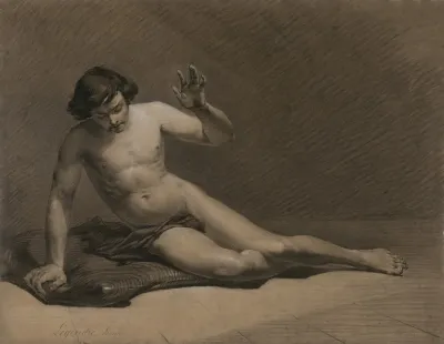Reclining Male Nude 13