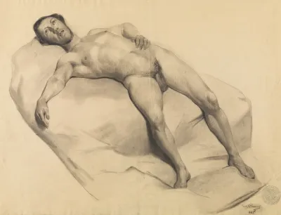 Reclining Male Nude 15
