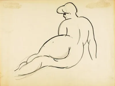 Reclining Nude Back View 2