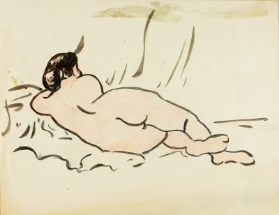Reclining Nude Back View 3