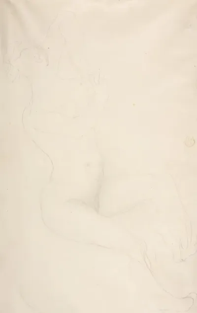 Reclining Nude Female Figure
