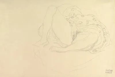 Reclining Nude With Drapery
