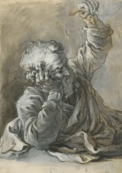 Reclining Old Man