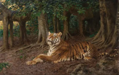 Reclining Tiger 2