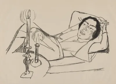 Reclining Woman Portrait Of Johanna Loeb 3