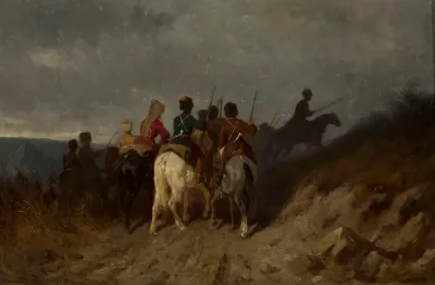 Reconnaissance By Kuban Cossacks