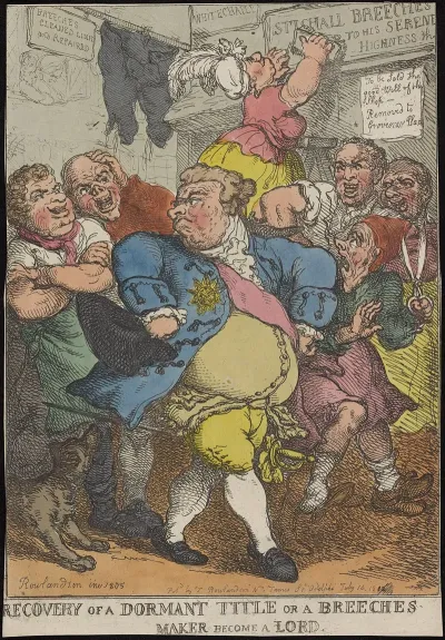 Recovery Of A Dormant Title Or A Breeches Maker Become A Lord