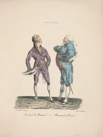 Recueil Des Scenes Familieres Et De Societe De Paris Pl 01