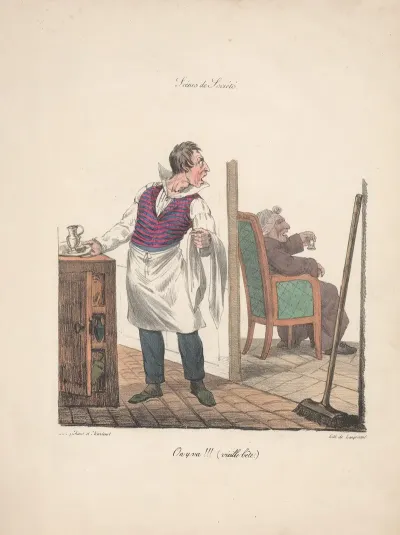 Recueil Des Scenes Familieres Et De Societe De Paris Pl 02