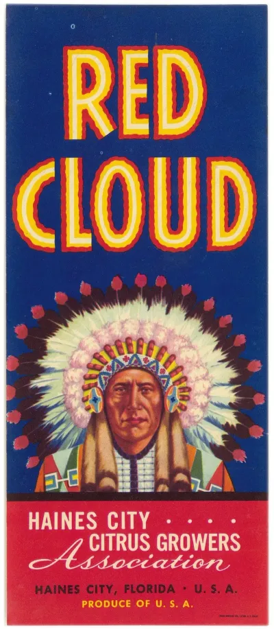 Red Cloud Citrus Label