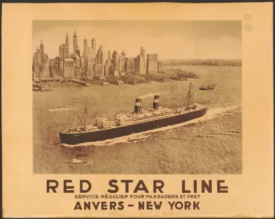 Red Star Line Anvers New York