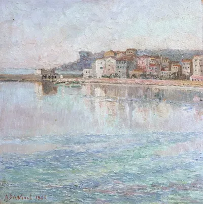 Reflections On The Sea Near Menton Cote Dazur