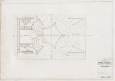 Refreshment Stand 1964 65 N Y Worlds Fair For The Brass Rail Food Service Organization Inc Ground Level Plan