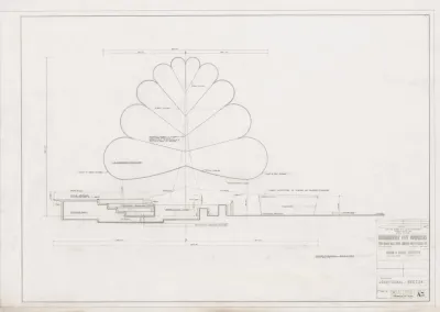 Refreshment Stand 1964 65 N Y Worlds Fair For The Brass Rail Food Service Organization Inc Longitudinal Section