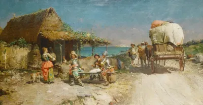 Refreshments At A Wayside Inn