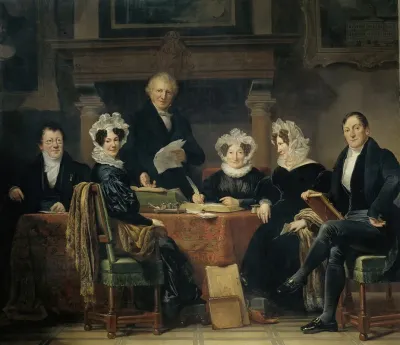 Regents And Regentesses Of The Lepers Asylum Amsterdam 1834 35