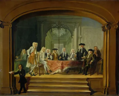 Regents Of The Aalmoezeniersweeshuis Orphanage In Amsterdam 1729