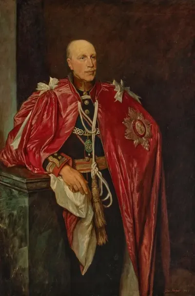 Reginald Baliol Brett 2nd Viscount Esher In The Robes Of The Order Of The Bath