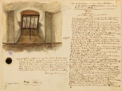 Reglement Et Fenetre De La Cellule 17 De La Prison Mazas